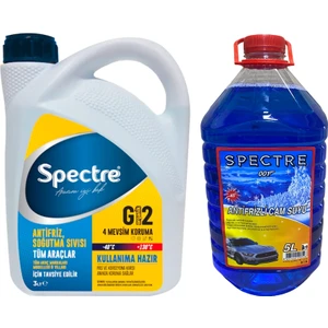 -40 Derece Mavi Antifriz ve -45 Derece Antifrizli Cam Suyu Paketi