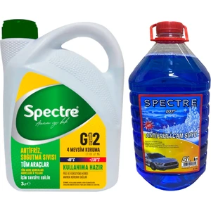 -40 Derece Yeşil Antifriz ve -45 Derece Antifrizli Cam Suyu Paketi