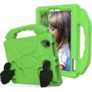 M.TK Moveteck Apple Ipad 10. Nesil 10.9" Kılıf Uyumlu Kılıf Çocuk Tablet Kılıf Standlı Ibuy Emoji Like Renkli