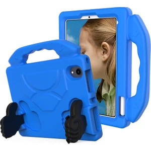 M.TK Moveteck Apple Ipad 10. Nesil 10.9" Kılıf Uyumlu Kılıf Çocuk Tablet Kılıf Standlı Ibuy Emoji Like Renkli