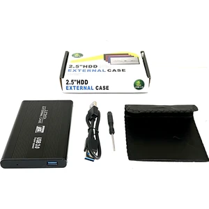 USB 3.0 HDD Kutusu 2.5 Inch 6gbps Harici Harddisk Kutusu USB 3.0 To 2.5 Inch Sata External Alimunyum