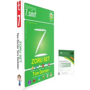Tonguç Akademi 7. Sınıf Zoru Bankası Tüm Dersler Seti (2 Kitap-1 Deneme)