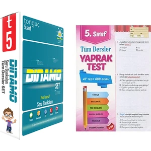 Tonguç Akademi 5. Sınıf Dinamo Tüm Dersler Soru Bankası Set