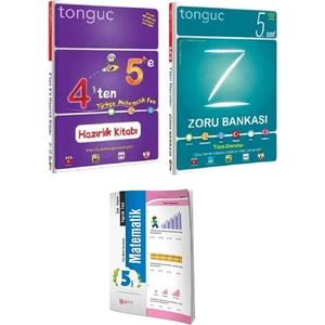 Tonguç Akademi 4'ten 5'e Hazırlık Kitabı 5. Sınıf Zoru Bankası Tüm Dersler ve Yaprak Test