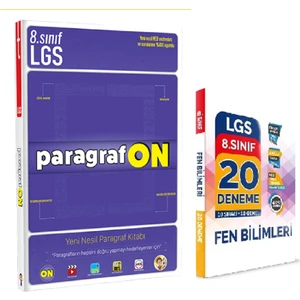 Tonguç Akademi 8. Sınıf Paragrafon ve Fen Bilimleri 20 Li Deneme