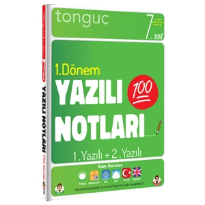 Tonguç Akademi 7. Sınıf Yazılı Notları 1. Dönem 1 ve 2. Yazılı