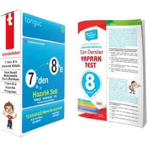 Tonguç Akademi 7'den 8'e Hazırlık Seti