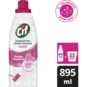 Konsantre Zemin Uzmanı Fayans Pembe Çiçek 895 ml
