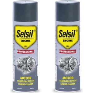 2 Li Oto Bakım Seti. ( Motor Temizleme 500 ml ve Silikon Sprey 500 ml )