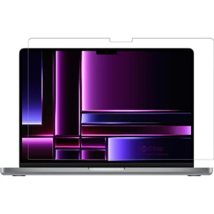 Novstrap Apple MacBook Pro 2023 14 Inç M2 Pro Max A2779 ile Uyumlu Ekran Koruyucu Parlak Nano Film
