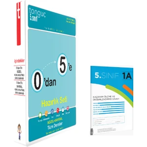 Tonguç Akademi 5. Sınıf 0'dan 5'e Konu Anlatımlı Sayısal ve Sözel Soru Bankası Seti (2 Kitap-1 Deneme)