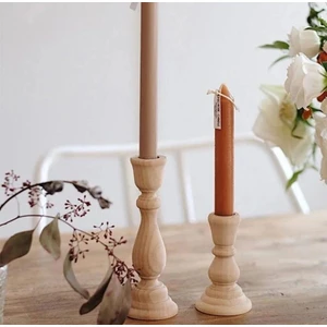 Vera Hediyelik Eşya Natural Wooden Şamdan 2'li Dekoratif Bohem 3301000000352