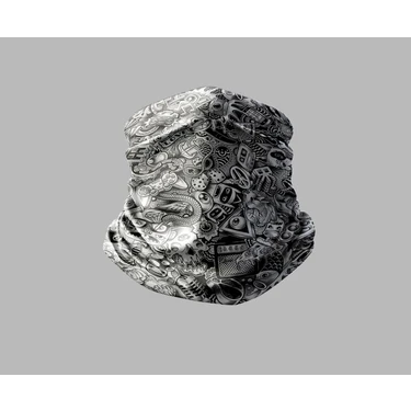Karışık Çok Desenli Tasarımlı Motorcu Buff Maske Outdoor Boyunluk Unisex