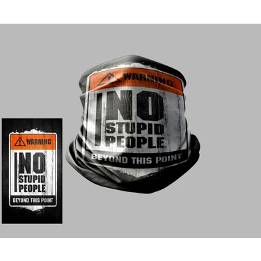 Yazı Tasarımlı Motorcu Buff Maske Outdoor Boyunluk Unisex
