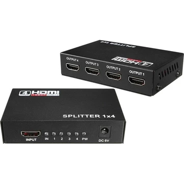 Fully G-538G 1.4V 1080P 4 Port HDMI Splıtter Dağıtıcı 