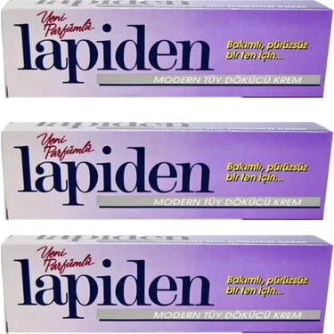 Lapiden Tüy Dökücü Krem Parfümlü 50GR 3lü
