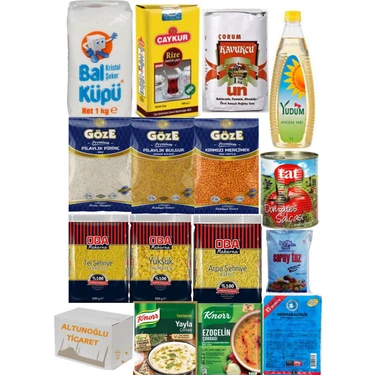 Ramazan Ve Kurban Paketi Gıda Yardım Erzak  Kolisi Ekonomik Kumanya 15
