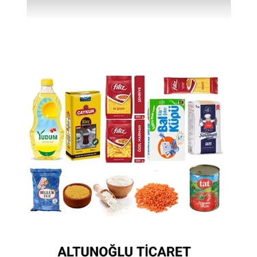 Altunoğlu Ramazan Paketi Kumanya Erzak Gıda Kolisi Ekonomik 12 Parça 