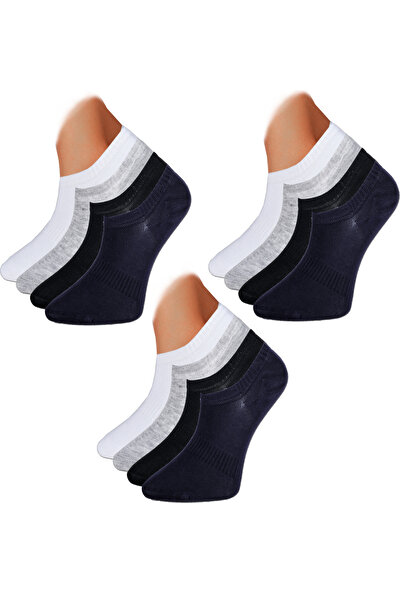 Remix Kadın 6'lı Paket Bambu Dikişsiz Sneaker Model Çorap