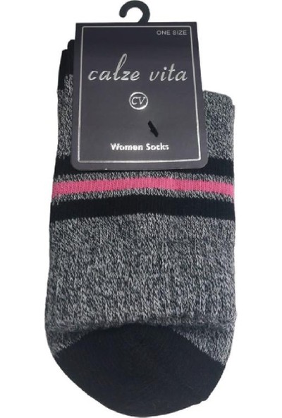 Calze Vita Kışlık Pamuklu Kadin Soket Çorap