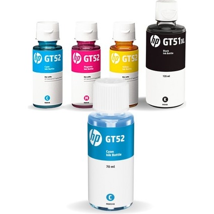 GT51XL Ink Tank 310 Orjinal 4 Renk Mürekkep Seti + 1 Mavi Hediyeli AIU7A119