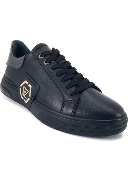 16238 Düz Taban Deri Erkek Sneakers Ayakkabı