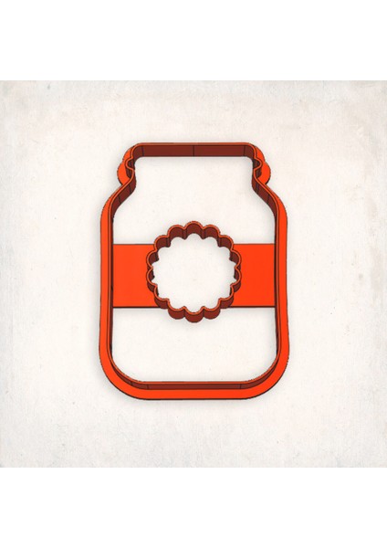 Kavanoz Yuvarlak Kurabiye Kalıbı Şekillendirici Kopat