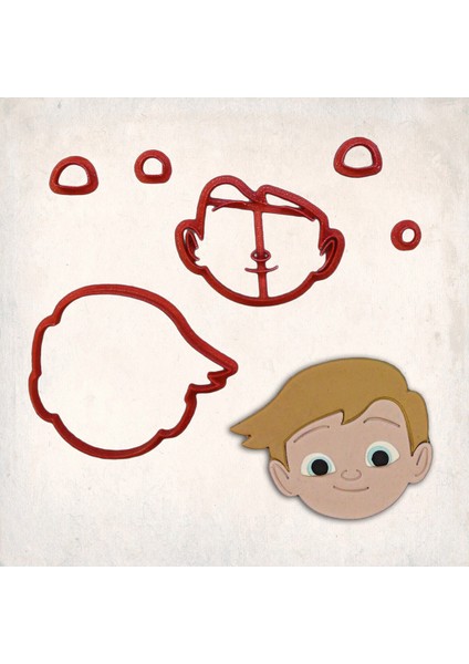 Boss Baby – Tim Templeton Detay Kurabiye Kalıp Seti 6’lı