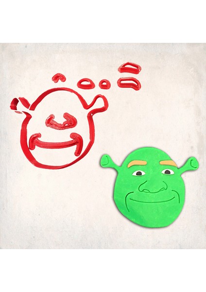 Shrek Detay Kurabiye Kalıp Seti 8’li