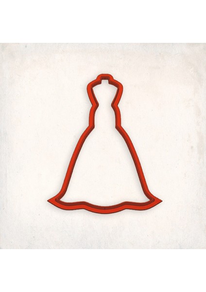 Abiye Elbise-2 Kurabiye Kalıbı Şekillendirici Kopat