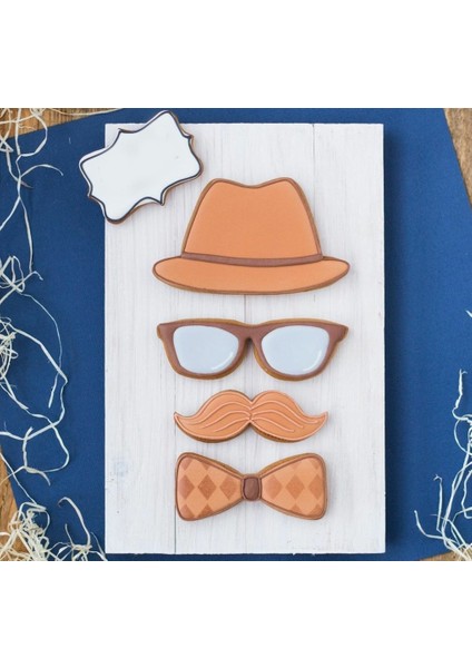 Adam Bıyıklı Kurabiye Kalıp Set 4’lü fiyatları