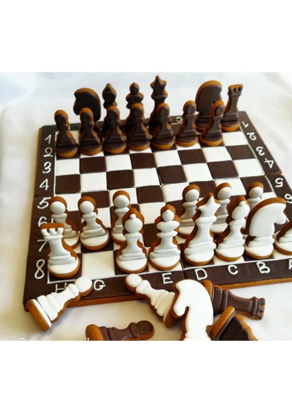 Satranç Kurabiye Kalıp Set 6’lı fiyatları