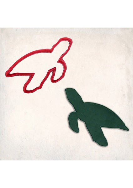 Deniz Kaplumbağası Kurabiye Kalıbı Şekillendirici Kopat