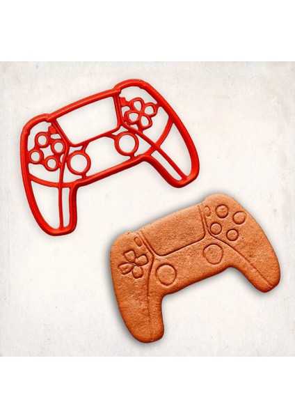 Playstation Joystik Kurabiye Kalıbı Şekillendirici Kopat