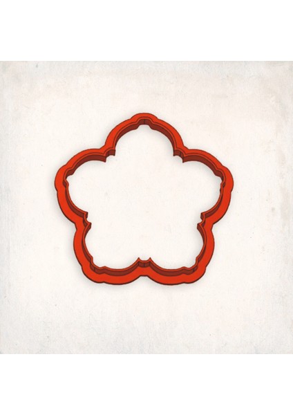 Çiçek-3 Kurabiye Kalıbı Şekillendirici Kopat 8cm