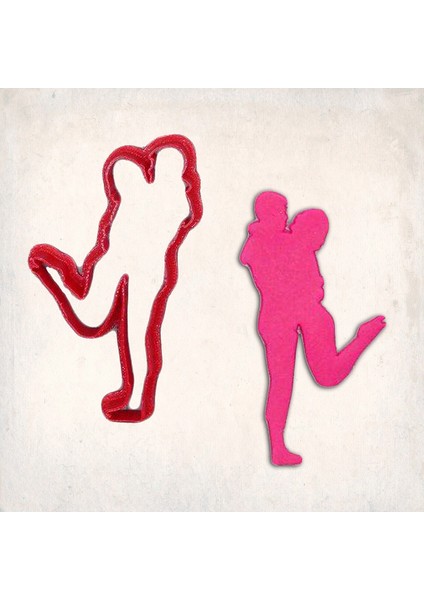 Kucaklayan Çift Kurabiye Kalıbı Şekillendirici Kopat