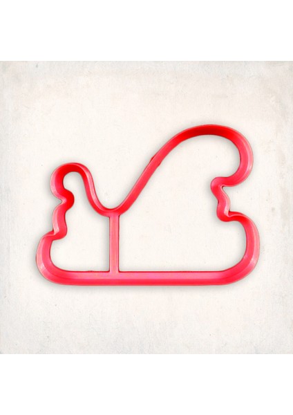 Noel Baba Kızak Kurabiye Kalıbı Şekillendirici Kopat