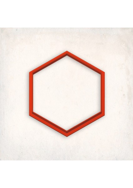 Altıgen Kurabiye Kalıbı Şekillendirici Kopat 2-8 cm Arası