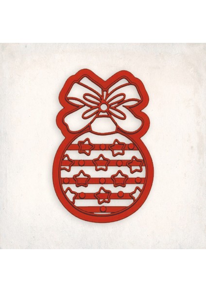 Yılbaşı Süs Kurabiye Kalıbı Şekillendirici Kopat