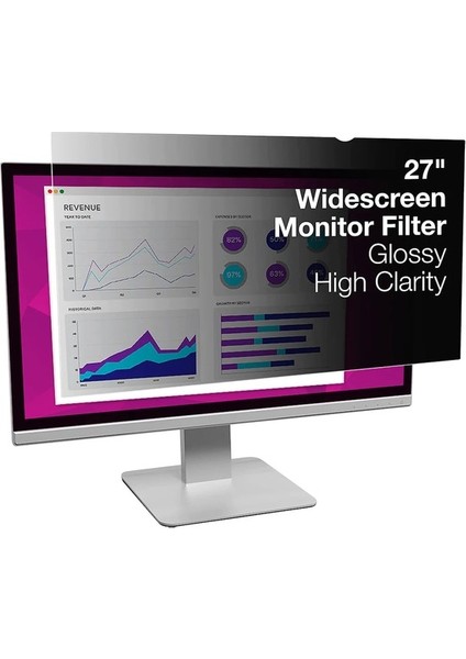 Charge 27" Monitör Için 3m Yüksek Netlikte Gizlilik Filtresi Kalitesinde