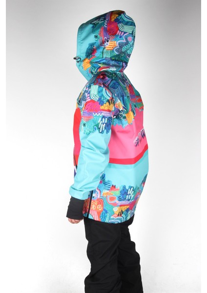 SS7957 Face In Hand Kadın Snowboard ve Kayak Montu fırsatları