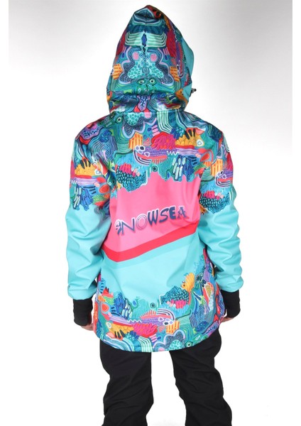 SS7957 Face In Hand Kadın Snowboard ve Kayak Montu indirimleri