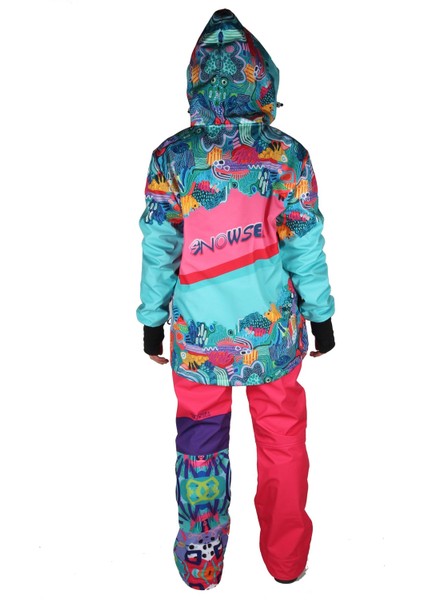 SS7961 Face In Hand Snowboard Montu ve Pantolonu Takımı indirimleri