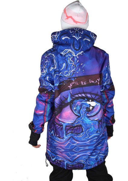 SS7956 Purple Özel Tasarım Snowboard ve Kayak Montu fiyatları