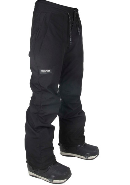 Siyah Snowboard Pantolonu, Snowsea SS7955 Siyah Kayak Pantolonu