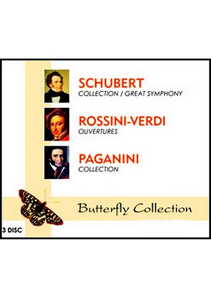 Schubert – Rossini – Verdi – Paganini – 3 CD Boxset