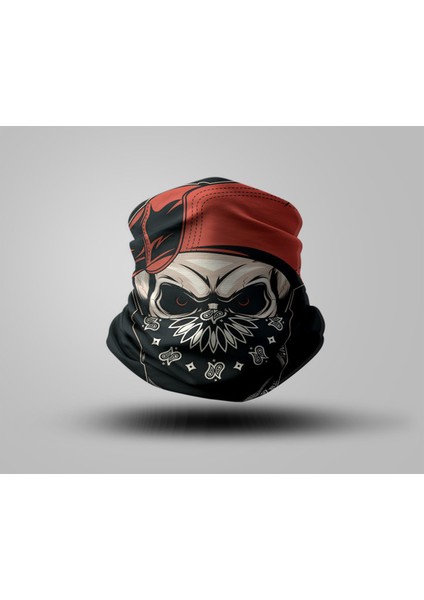 Motorcu Buff Maske Boyunluk Outdoor Boyunluk Unisex Bandana 5'li Paket