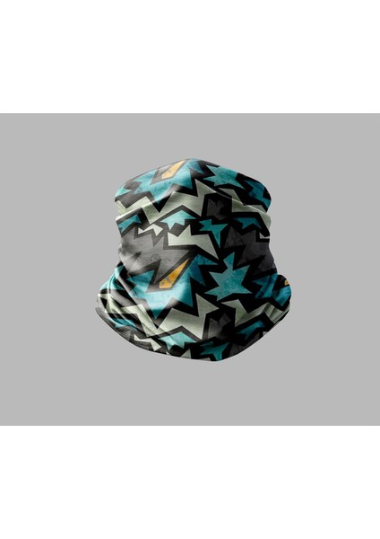 Karışık Çok Desenli Tasarımlı Motorcu Buff Maske Outdoor Boyunluk Unisex Bandana
