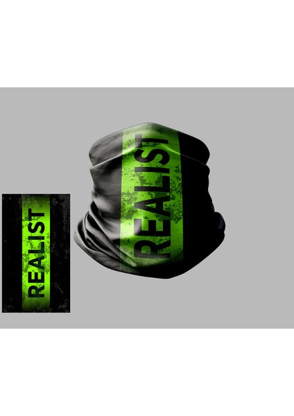 Yazı Tasarımlı Motorcu Buff Maske Outdoor Boyunluk Unisex Bandana