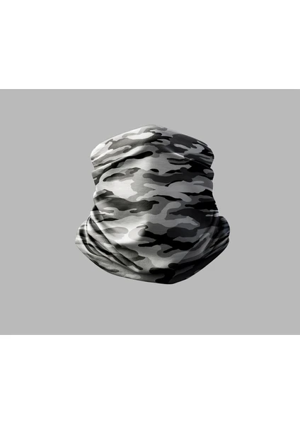 Kamuflaj Tasarımlı Motorcu Buff Maske Outdoor Boyunluk Unisex Bandana